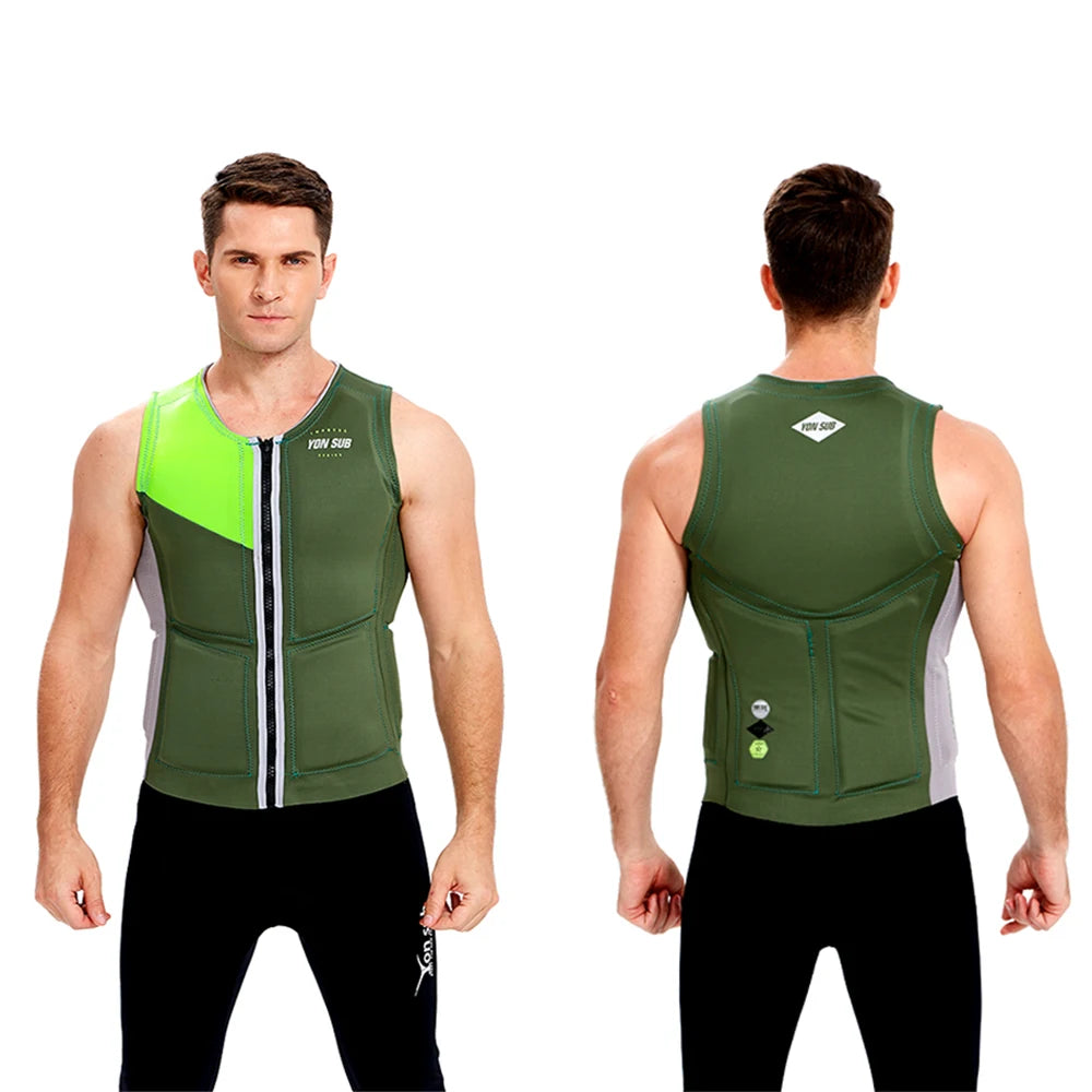 Outdoor Rafting Neoprene Life Jacket - Adult