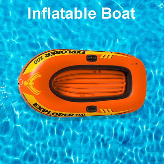 2/3 People inflatable Boat with 2 Paddles and Manual Pump