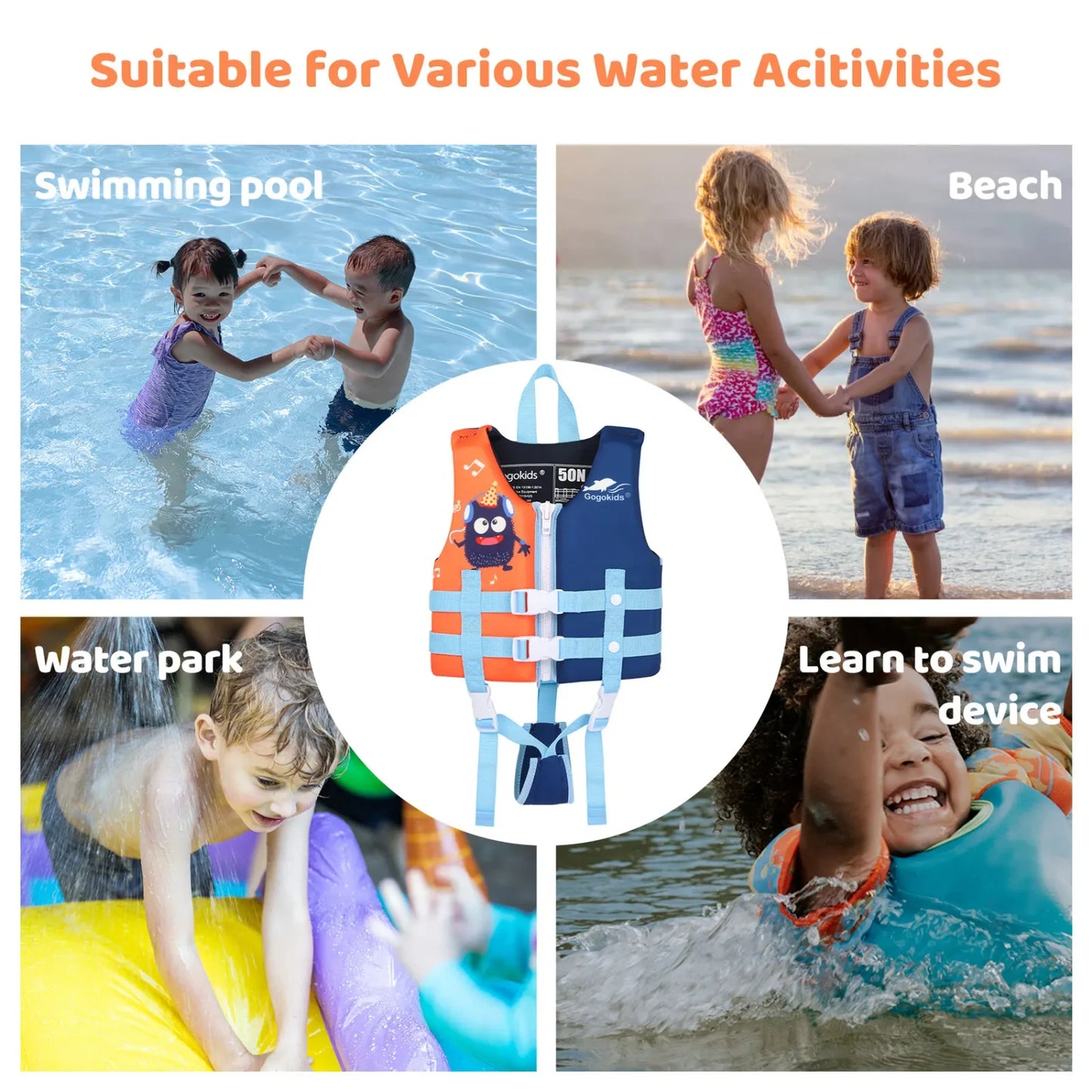 Children Water Sport Life Jacket