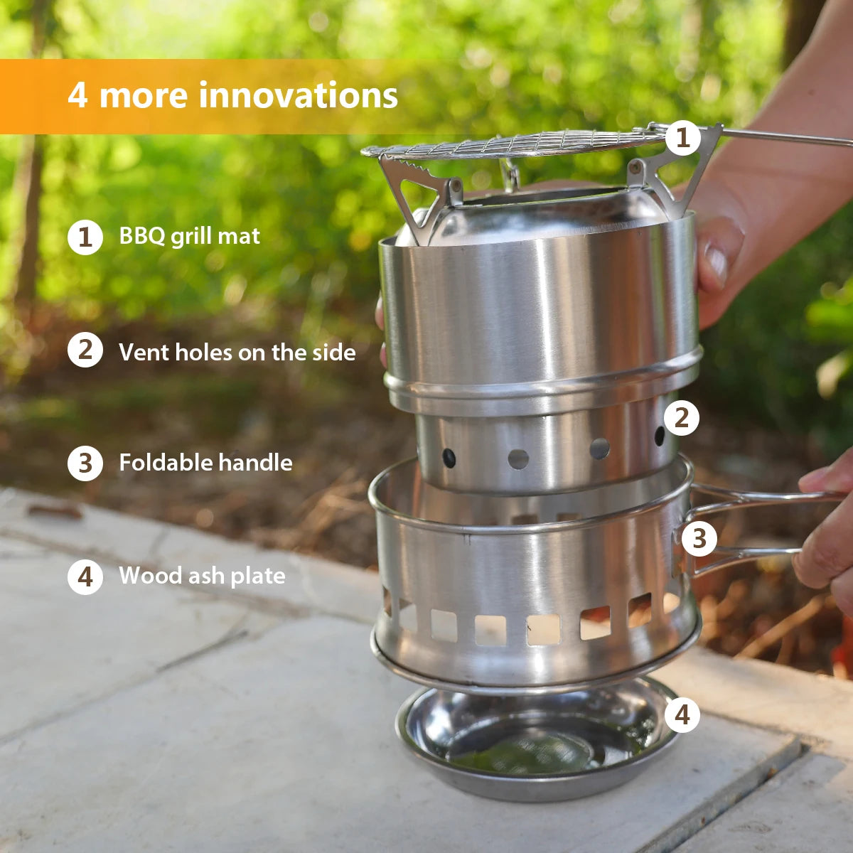 Woodburning Camping & Backpacking Stove