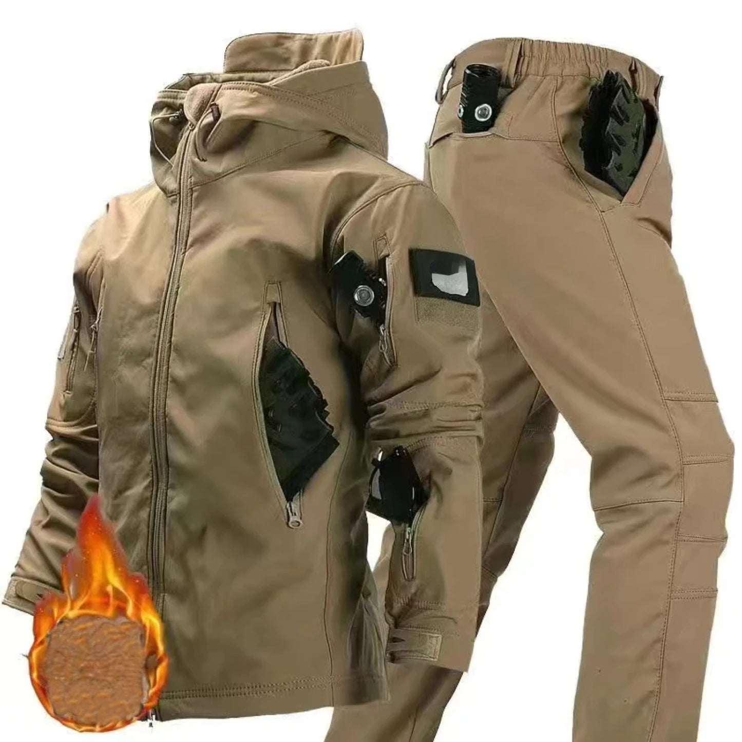 Waterproof fleece jacket/pant set