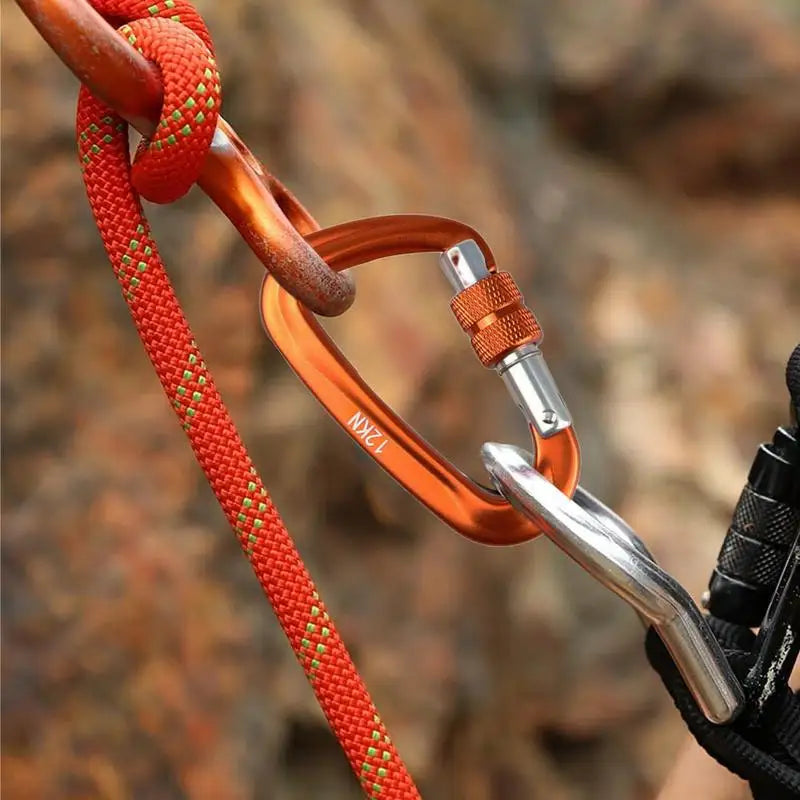 Climbing Clips Aluminum D Ring Carabiner Metal