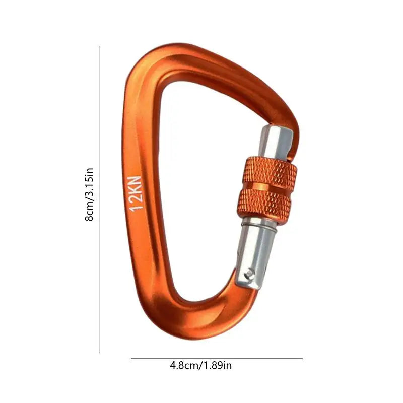 Climbing Clips Aluminum D Ring Carabiner Metal