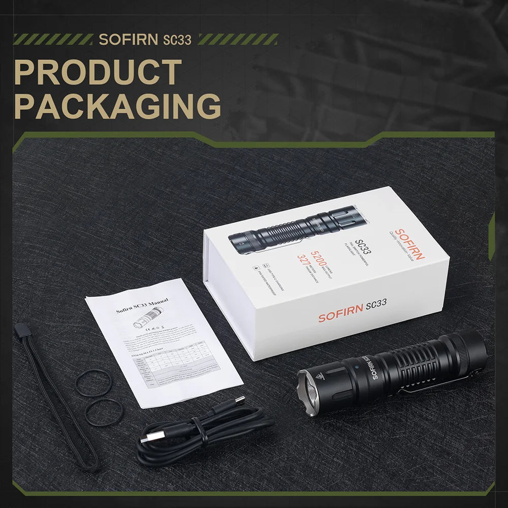 HI LED Tactical Flashlight