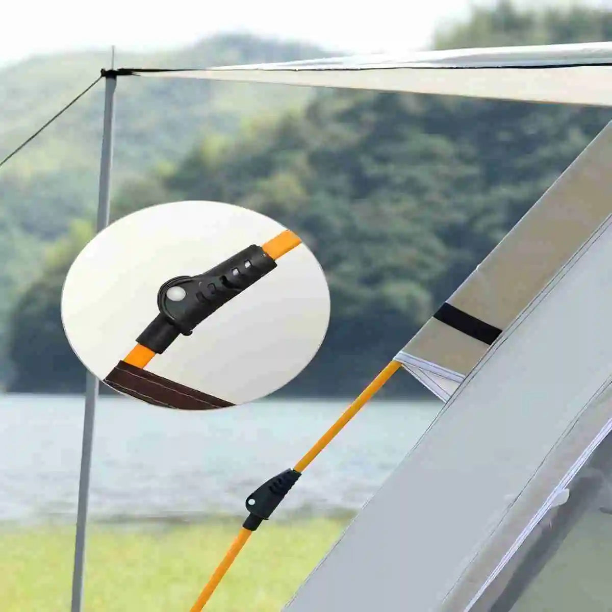 Self-driving Auto Open Tent W/Two doors and two windows