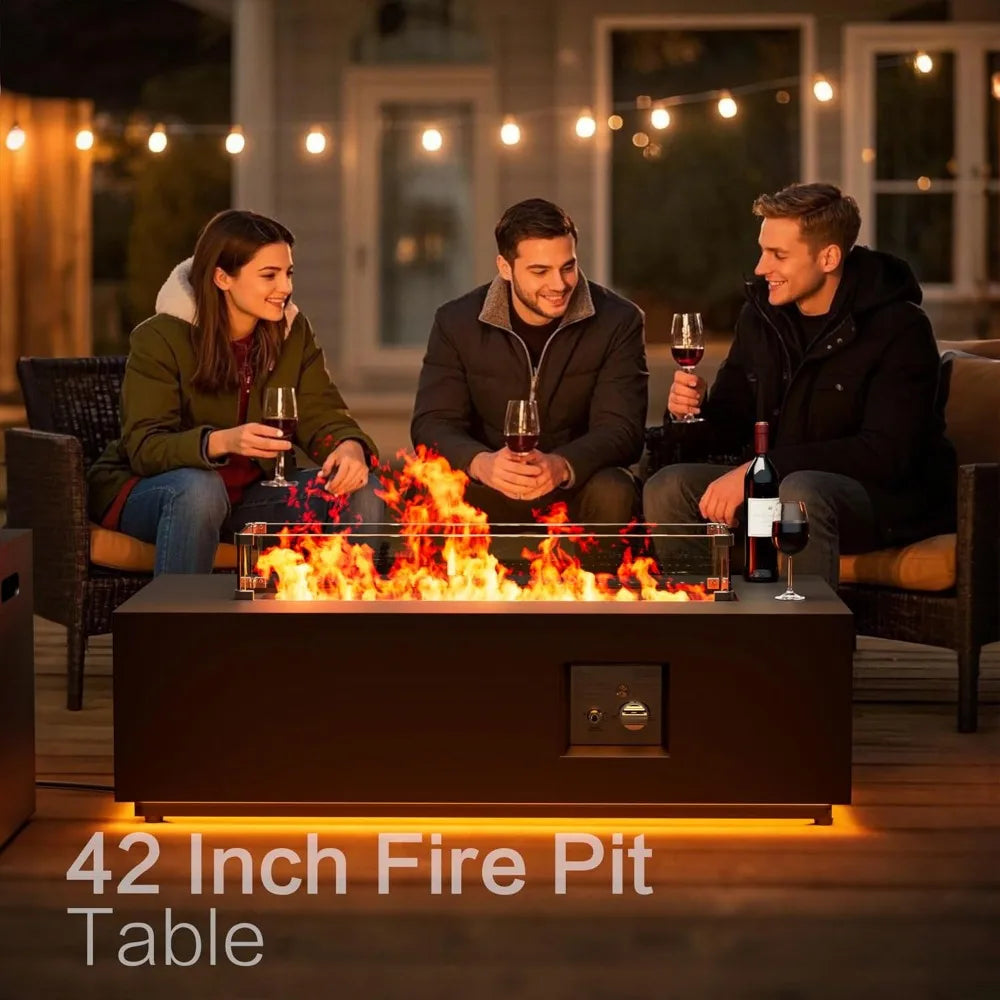 42 Inch Propane Fire Pit Table