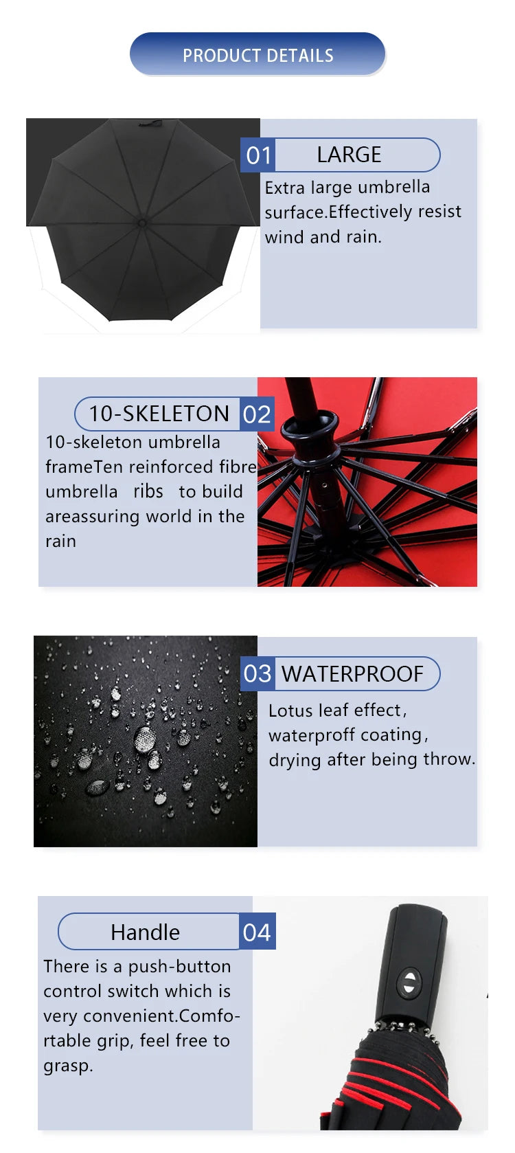 Large Double Umbrella