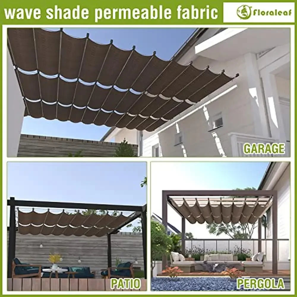Pergola Shade Cover Retractable Canopy