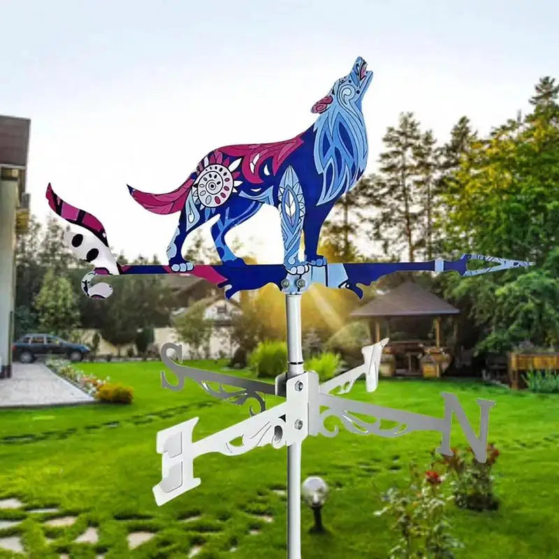 Retro Rooftop Weather Vane
