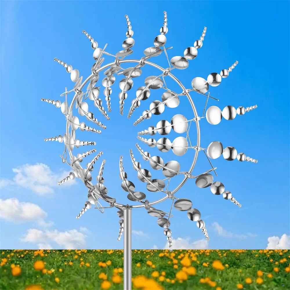 3D Unique Metal Kinetic Wind Catcher
