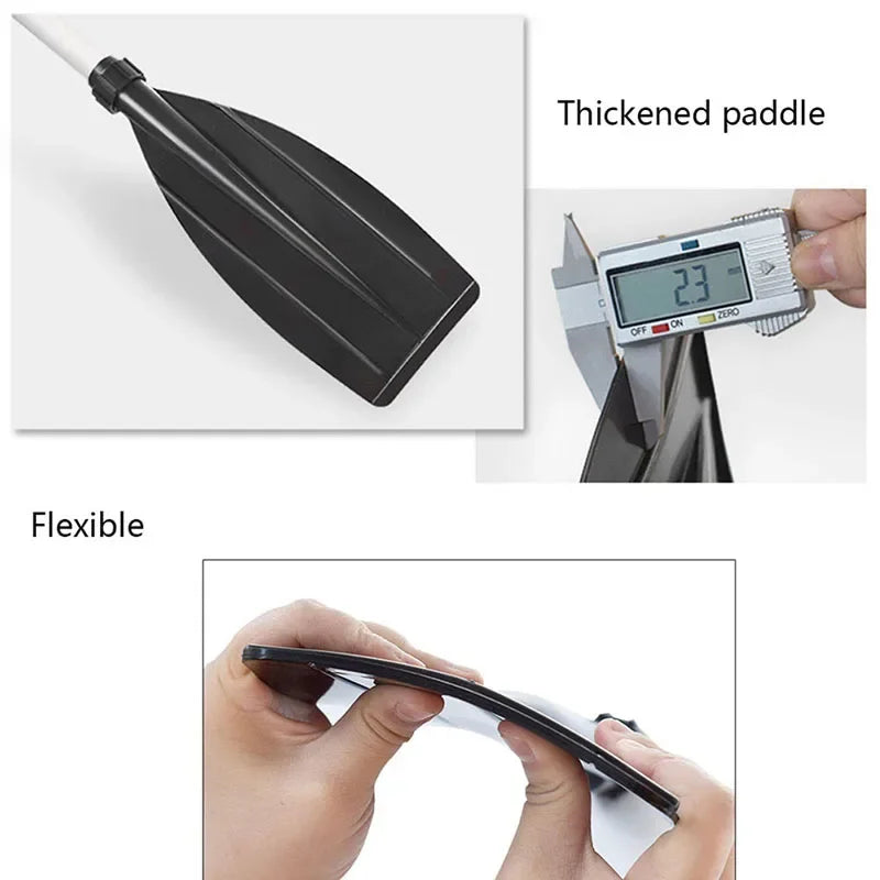 2Pcs Aluminum Alloy Paddle for Canoe, Kayak
