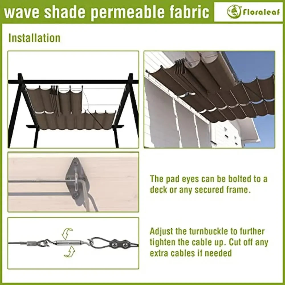 Pergola Shade Cover Retractable Canopy