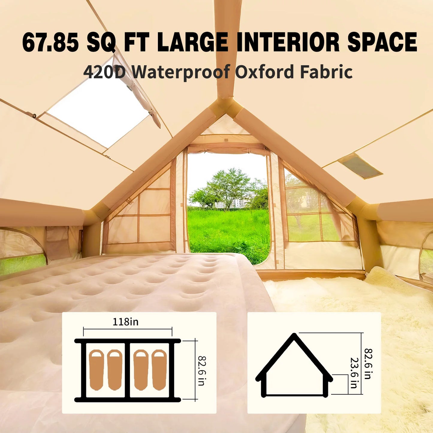 Inflatable Tent for Camping