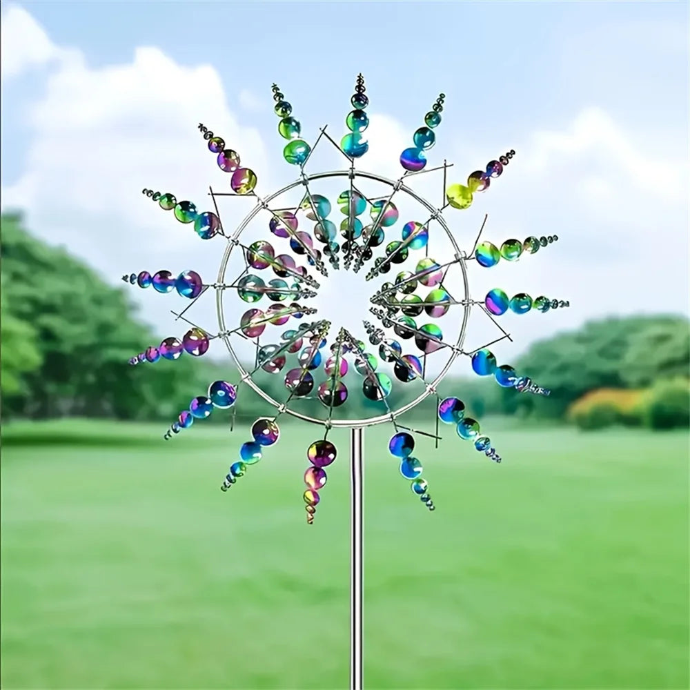 3D Unique Metal Kinetic Wind Catcher
