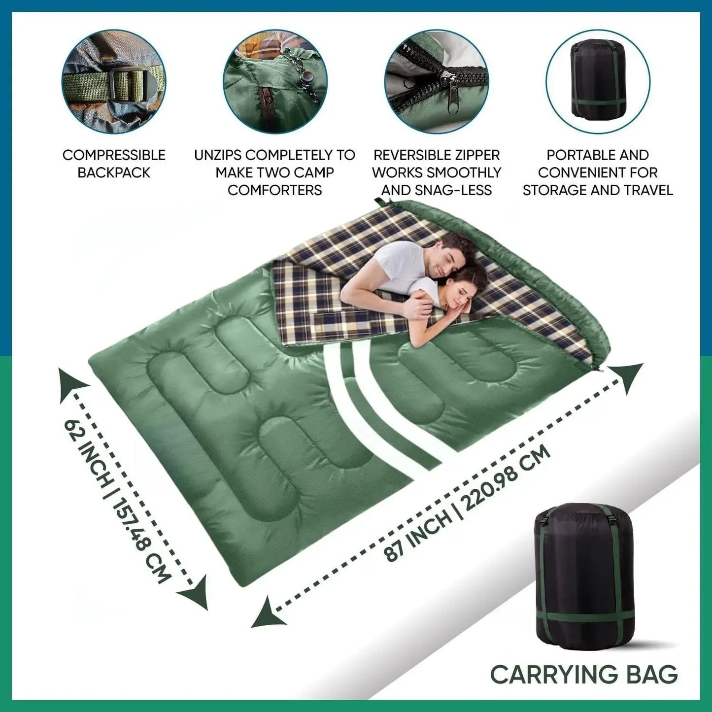 2-Person Sleeping Bag