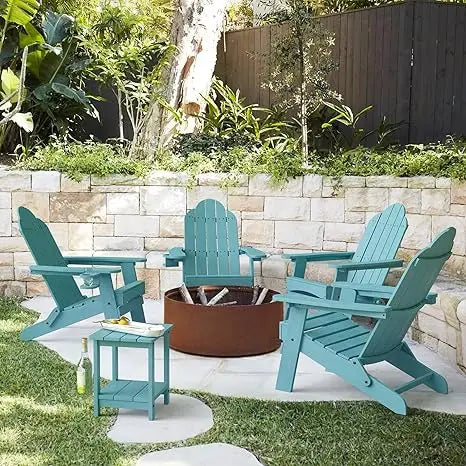 Folding Adirondack Chair Set of 4