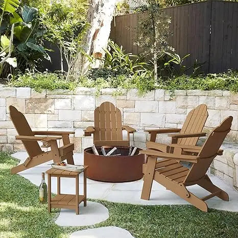 Folding Adirondack Chair Set of 4