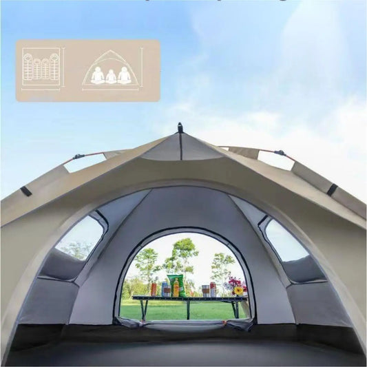 Self-driving Auto Open Tent W/Two doors and two windows