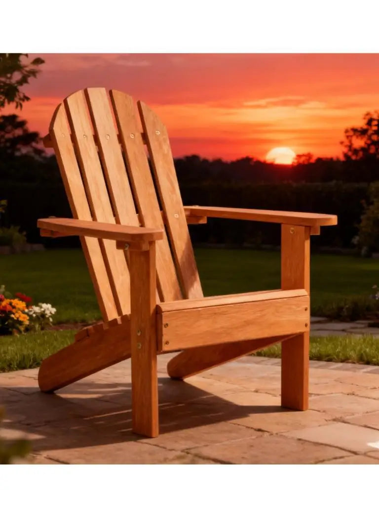 Children's wooden Adirondack chair