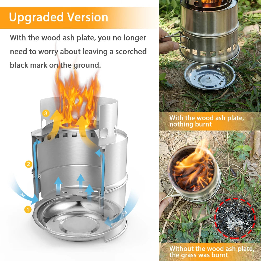 Woodburning Camping & Backpacking Stove