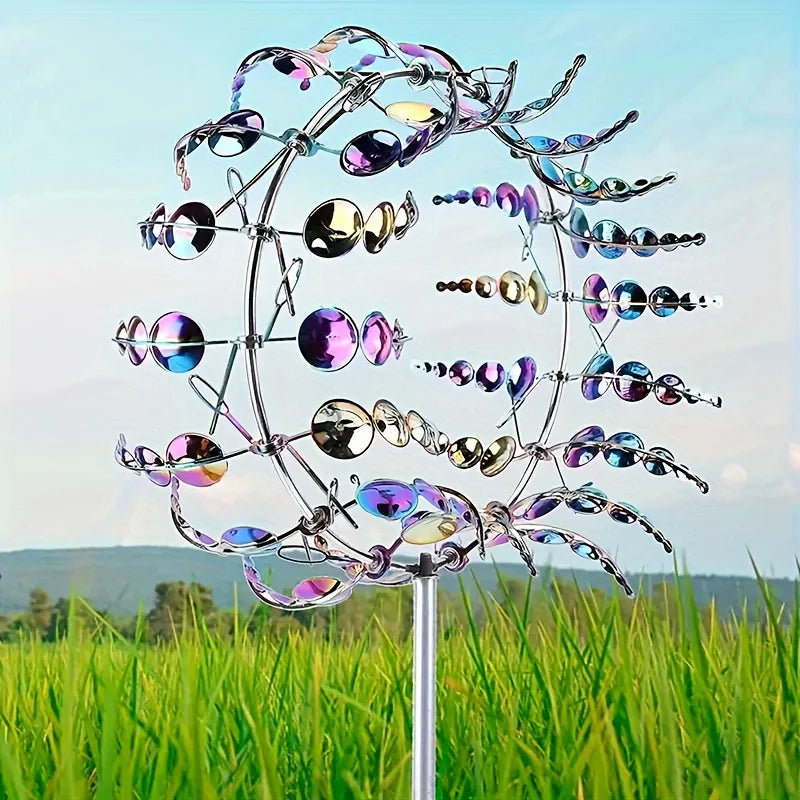 3D Unique Metal Kinetic Wind Catcher