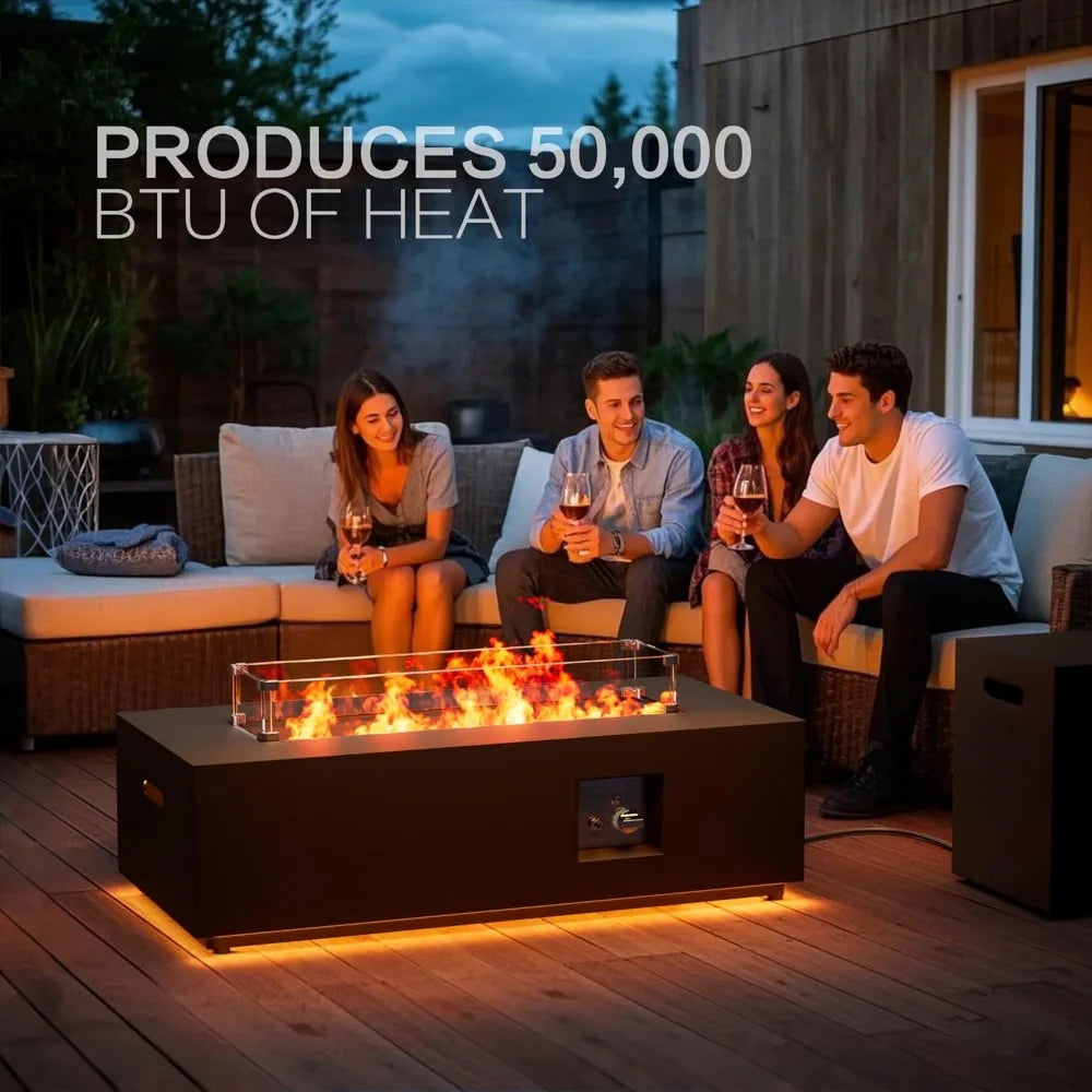 42 Inch Propane Fire Pit Table