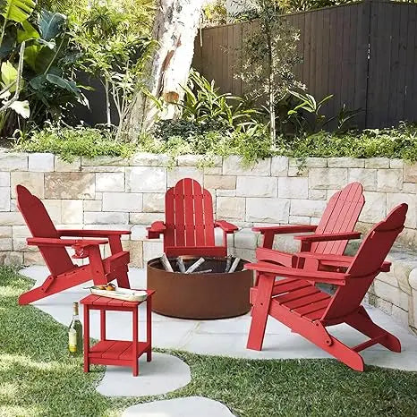 Folding Adirondack Chair Set of 4