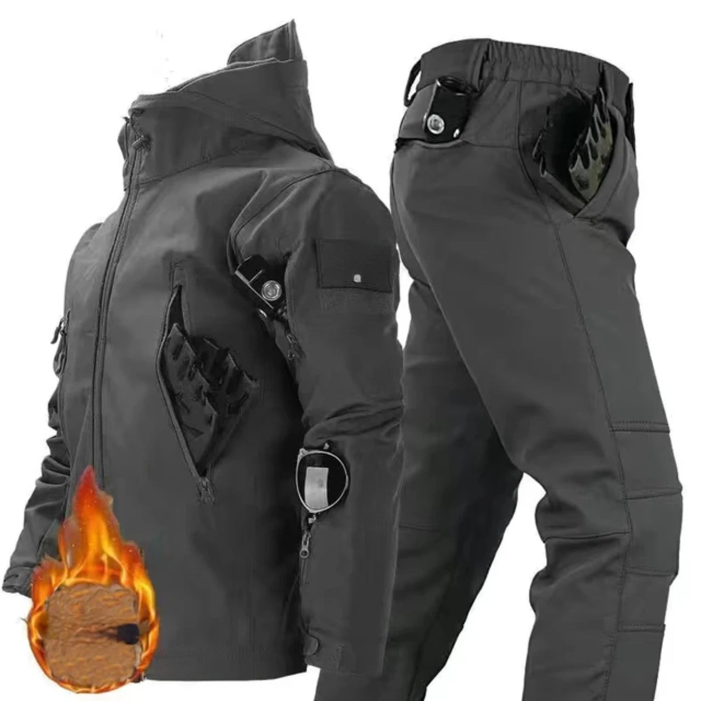 Waterproof fleece jacket/pant set