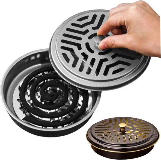 2PCS Repellent Rack with Cover W/ Insect Repellent  Coils
