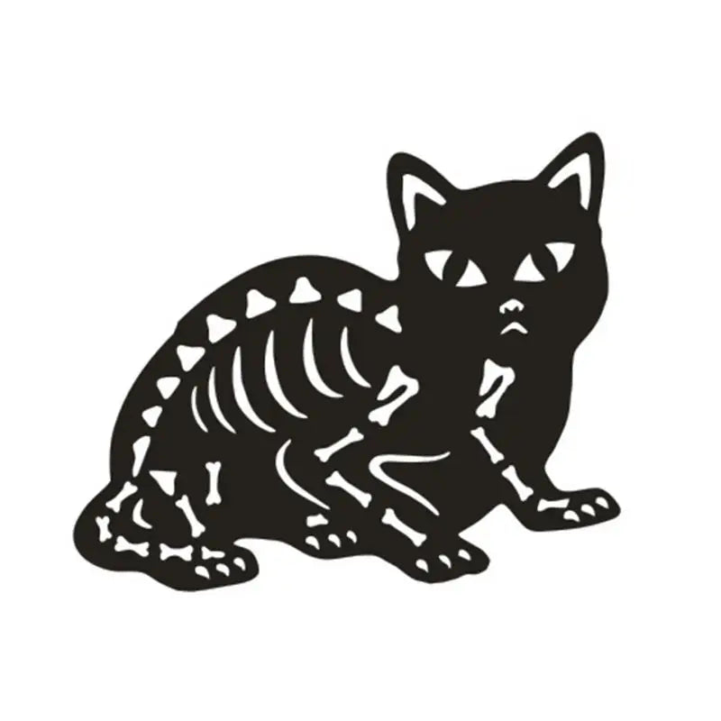 Cat Silhouette Garden Stake Set Of 4