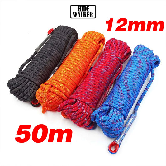 12mm 50m Outdoor Climbing Rope