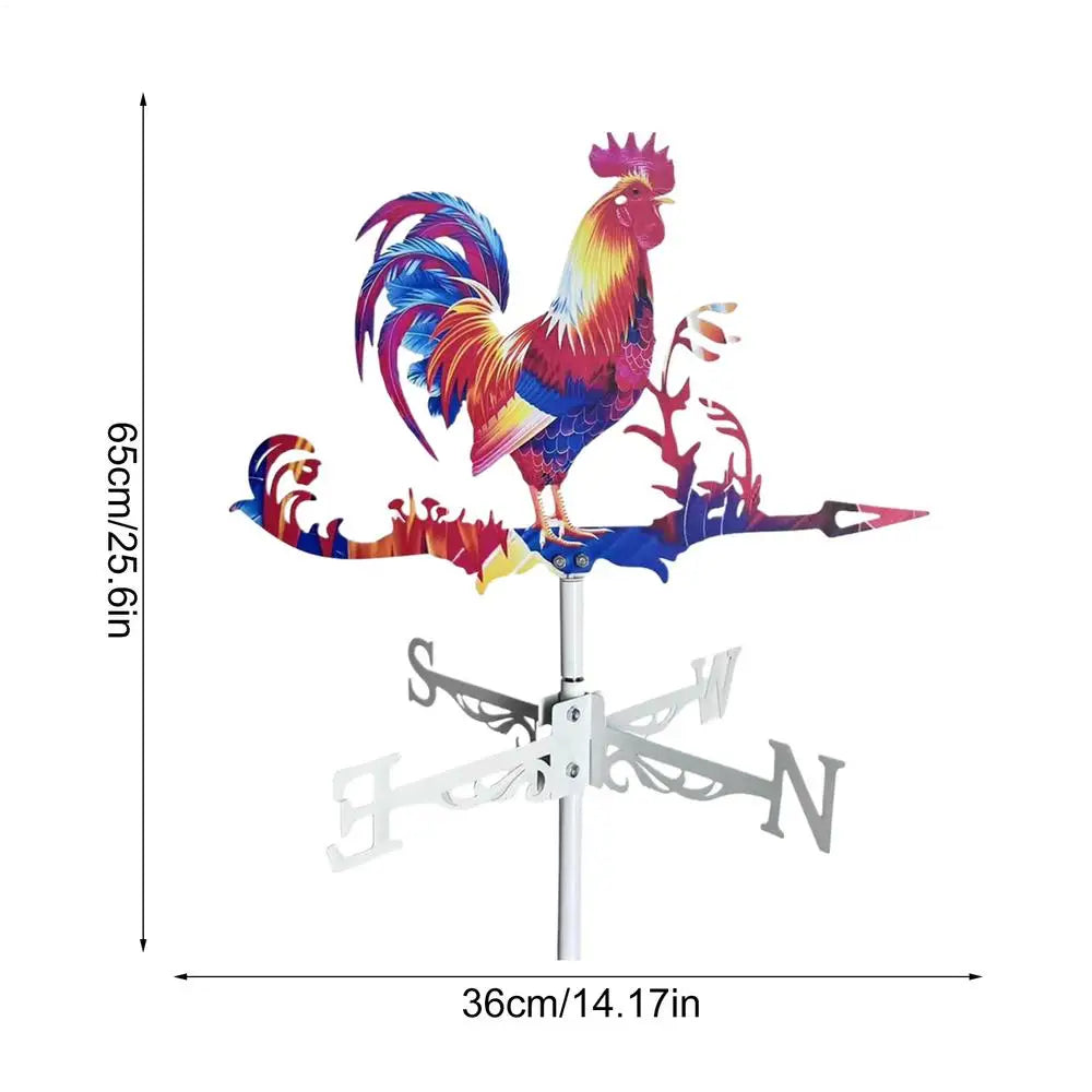 Retro Rooftop Weather Vane