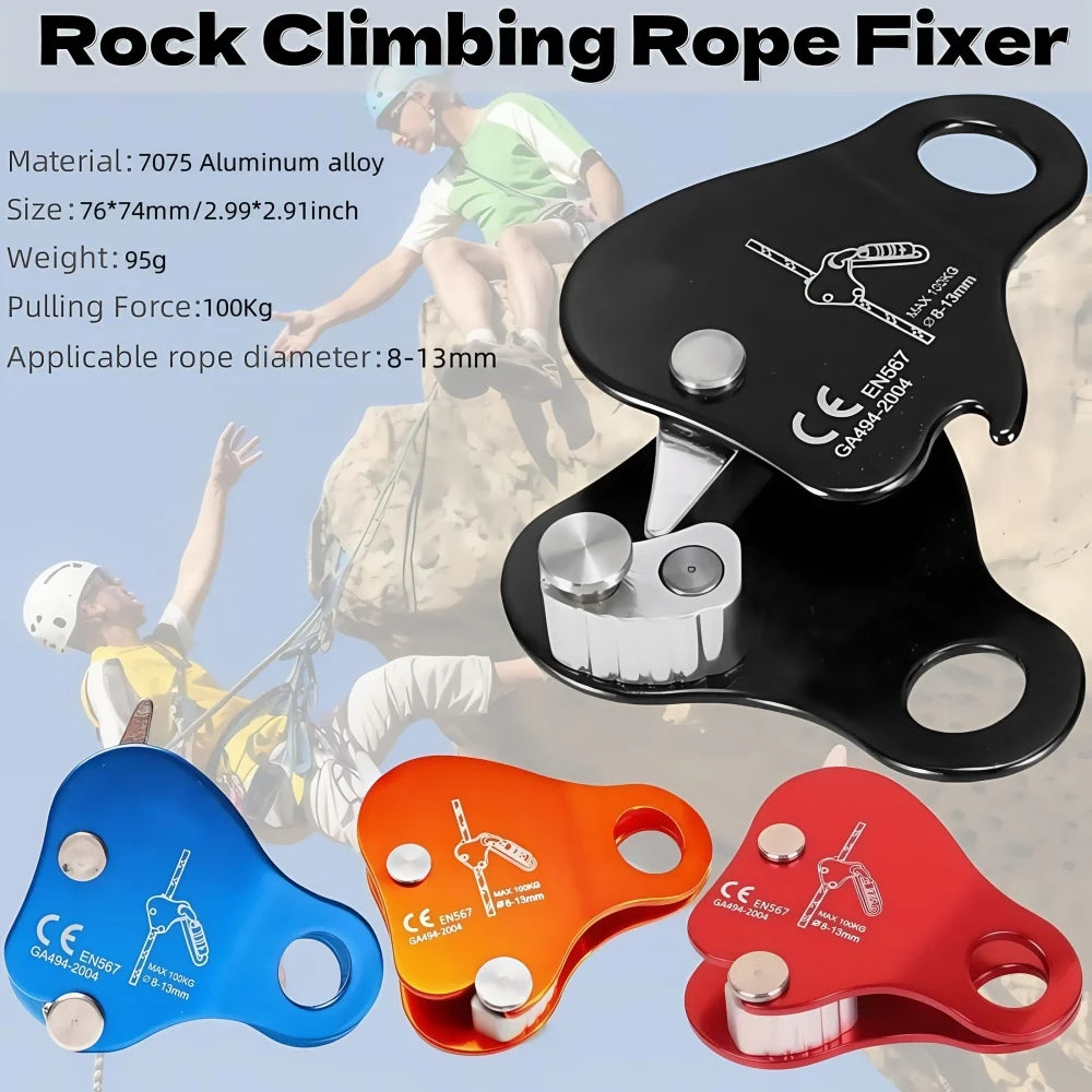 Mountain Climbing Self-Locker Descender Load-Bearing Protector