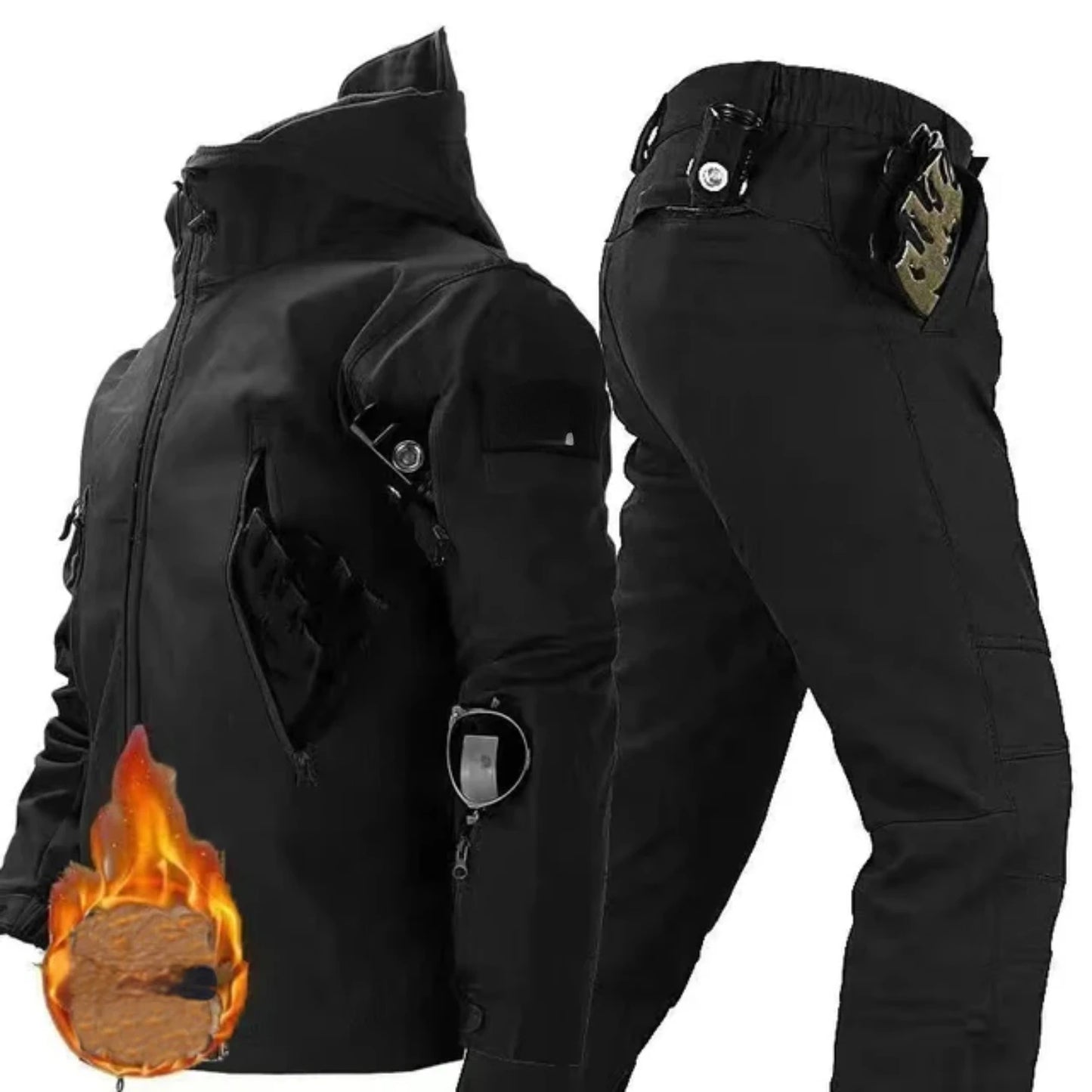 Waterproof fleece jacket/pant set