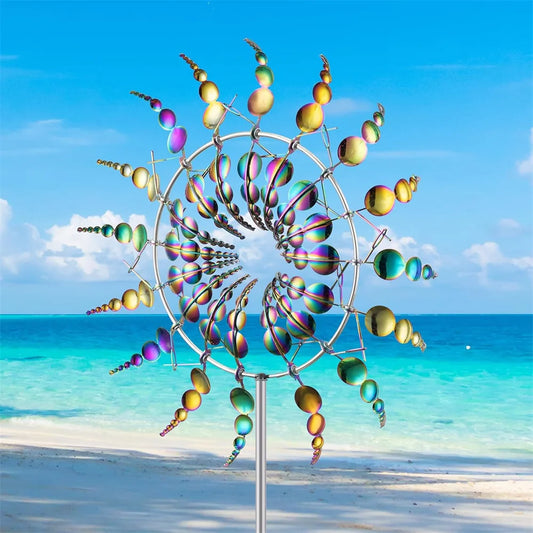 3D Unique Metal Kinetic Wind Catcher