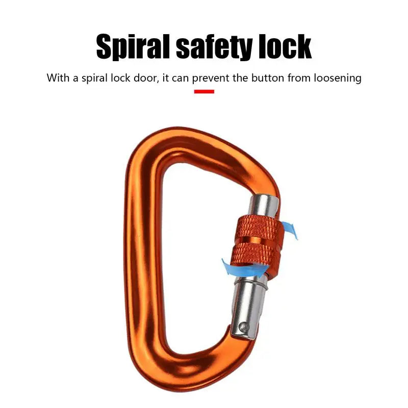Climbing Clips Aluminum D Ring Carabiner Metal