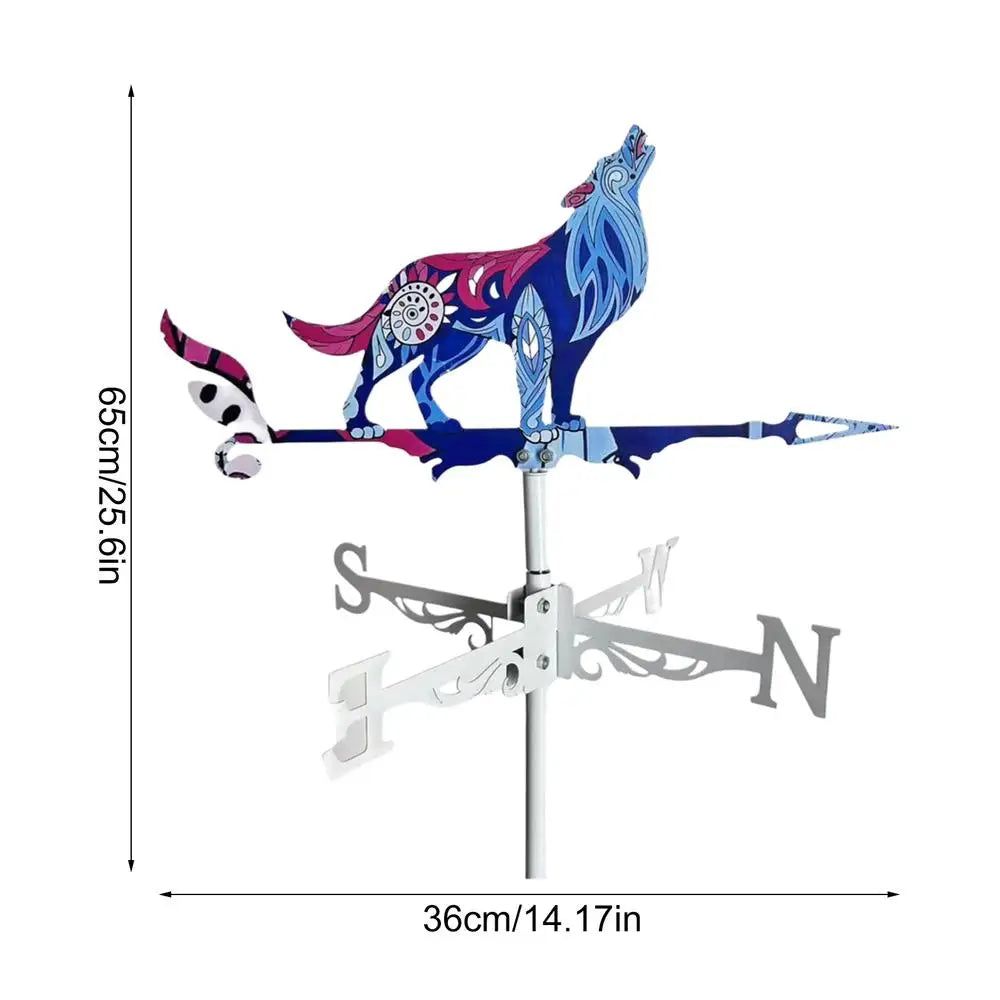 Retro Rooftop Weather Vane