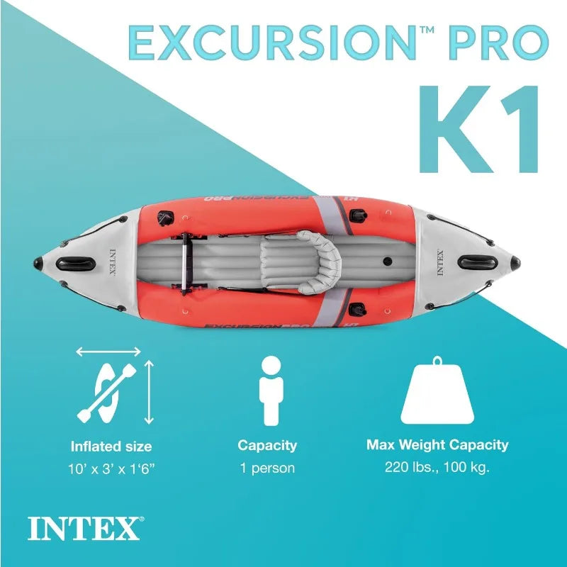 Pro K1 Inflatable Kayak Set
