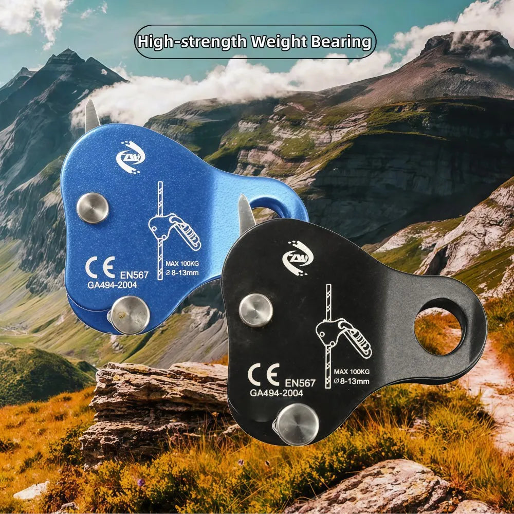 Mountain Climbing Self-Locker Descender Load-Bearing Protector