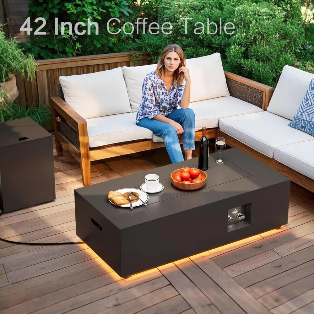 42 Inch Propane Fire Pit Table