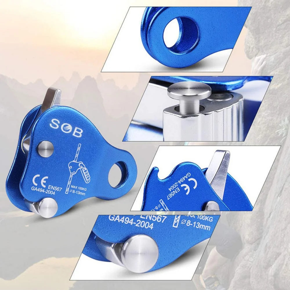 Mountain Climbing Self-Locker Descender Load-Bearing Protector