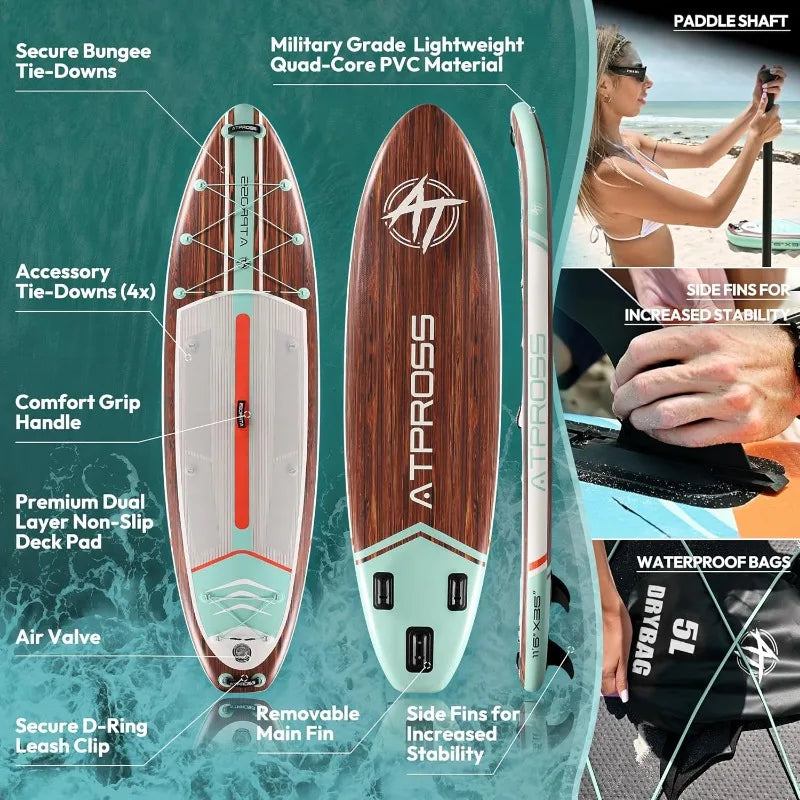 11'6"x35" Inflatable Paddle Board