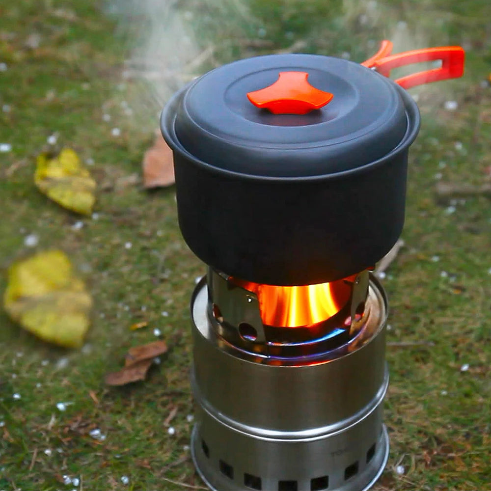 Backpacking Stove w/ Plate & Handle
