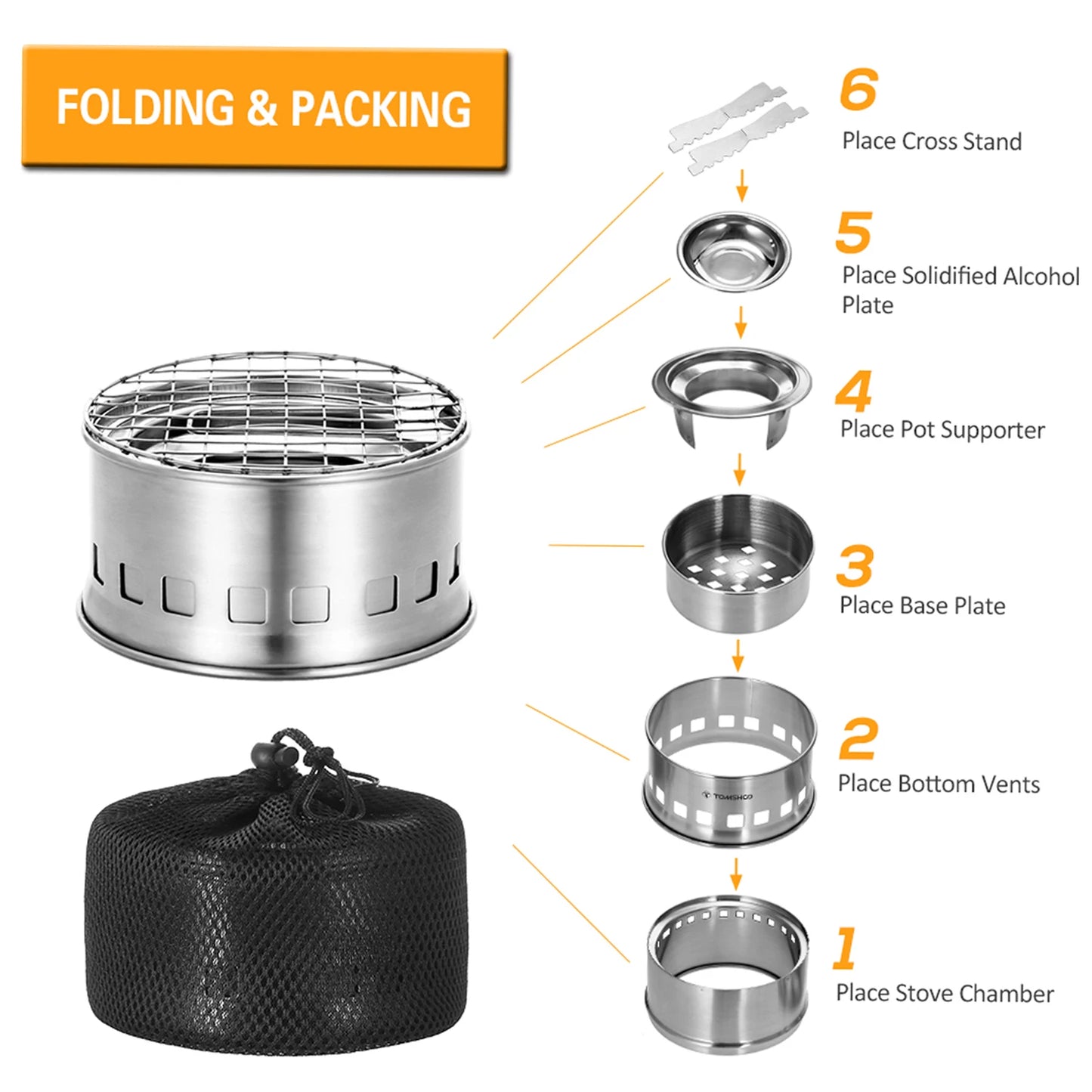 Woodburning Camping & Backpacking Stove